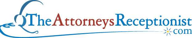 The attorneys receptionist logo in color